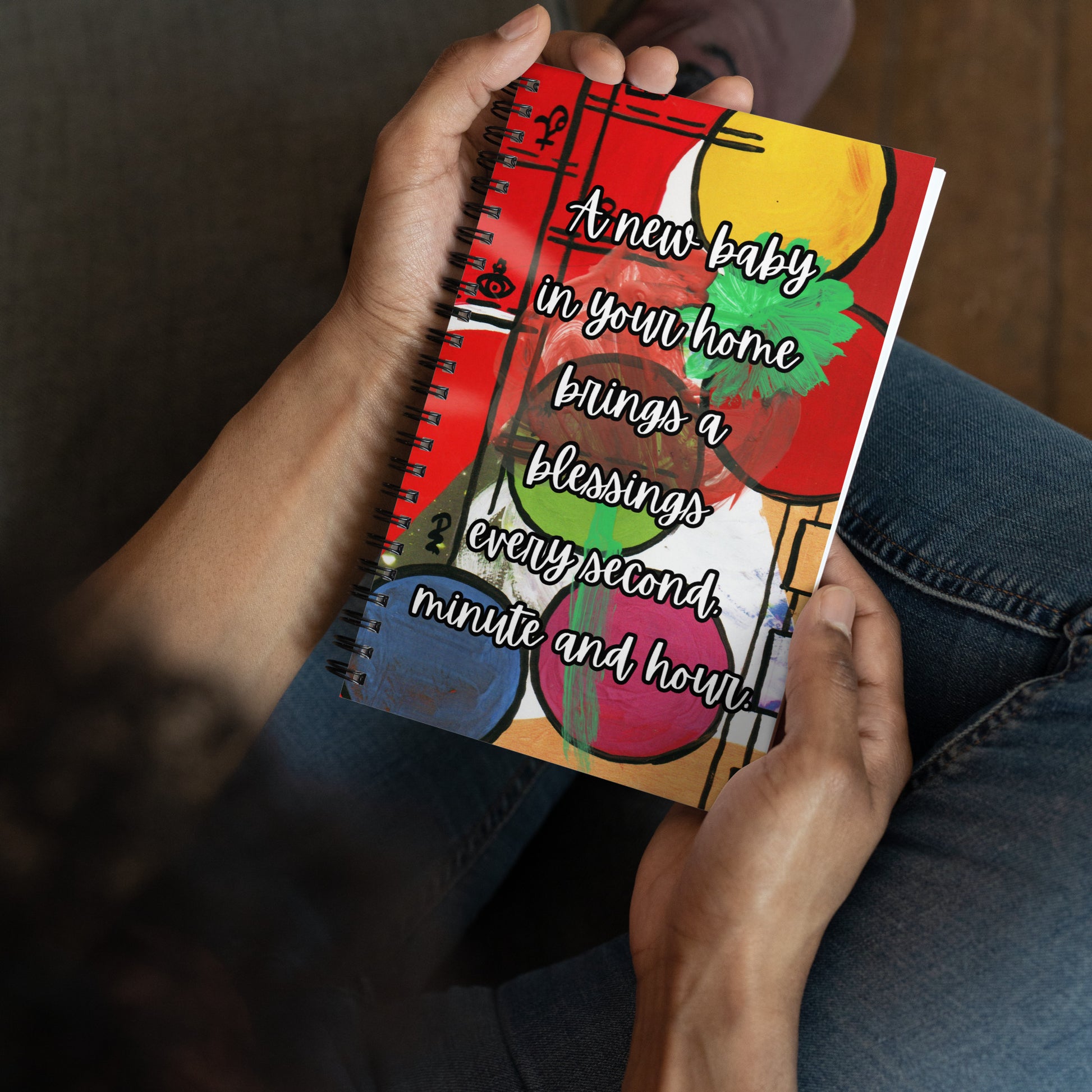 New Baby Spiral Notebook Design 2 POSTCARD The DEEP Store