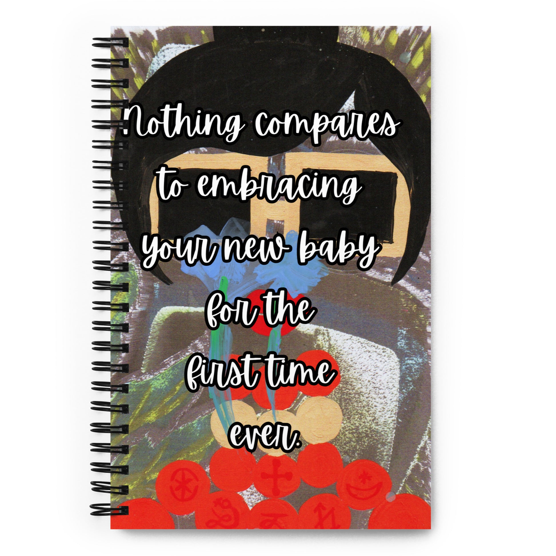 New Baby Spiral Notebook Design 3 POSTCARD The DEEP Store