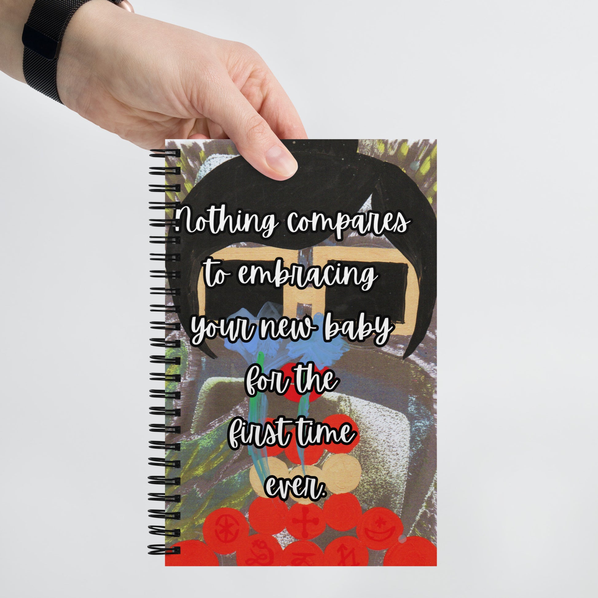 New Baby Spiral Notebook Design 3 POSTCARD The DEEP Store