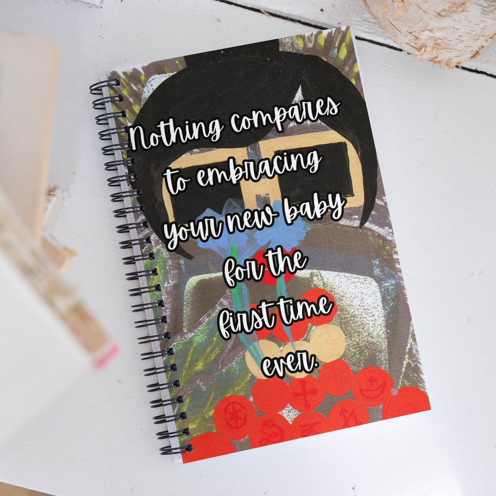 New Baby Spiral Notebook Design 3 POSTCARD The DEEP Store