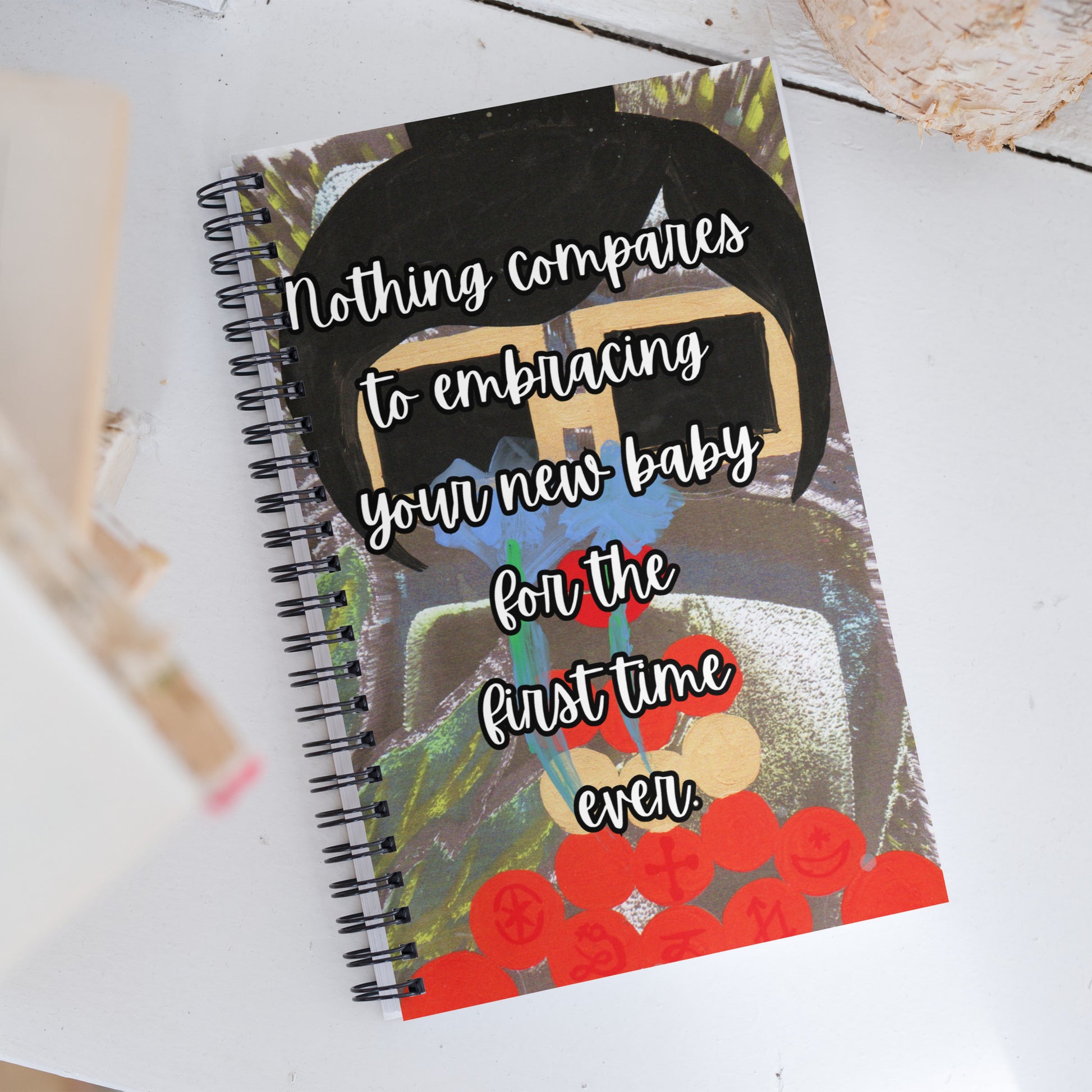 New Baby Spiral Notebook Design 3 POSTCARD The DEEP Store