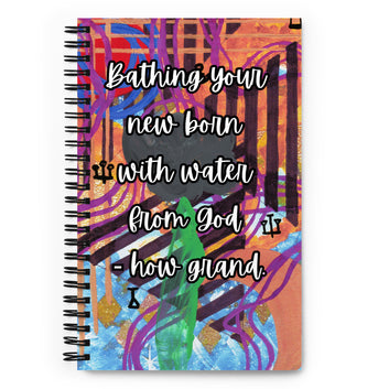 New Baby Spiral Notebook Design 4 POSTCARD The DEEP Store