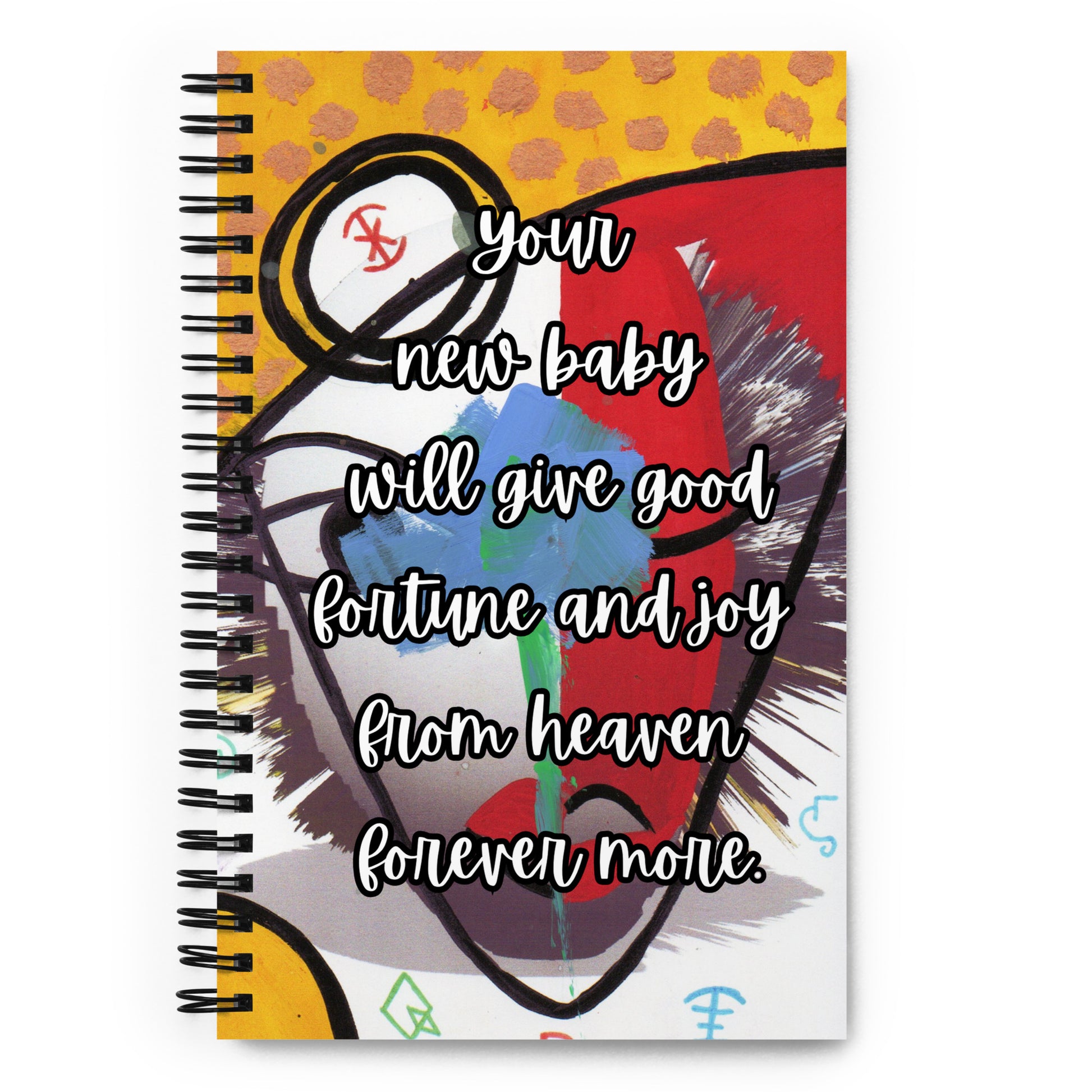 New Baby Spiral Notebook Design 5 POSTCARD The DEEP Store
