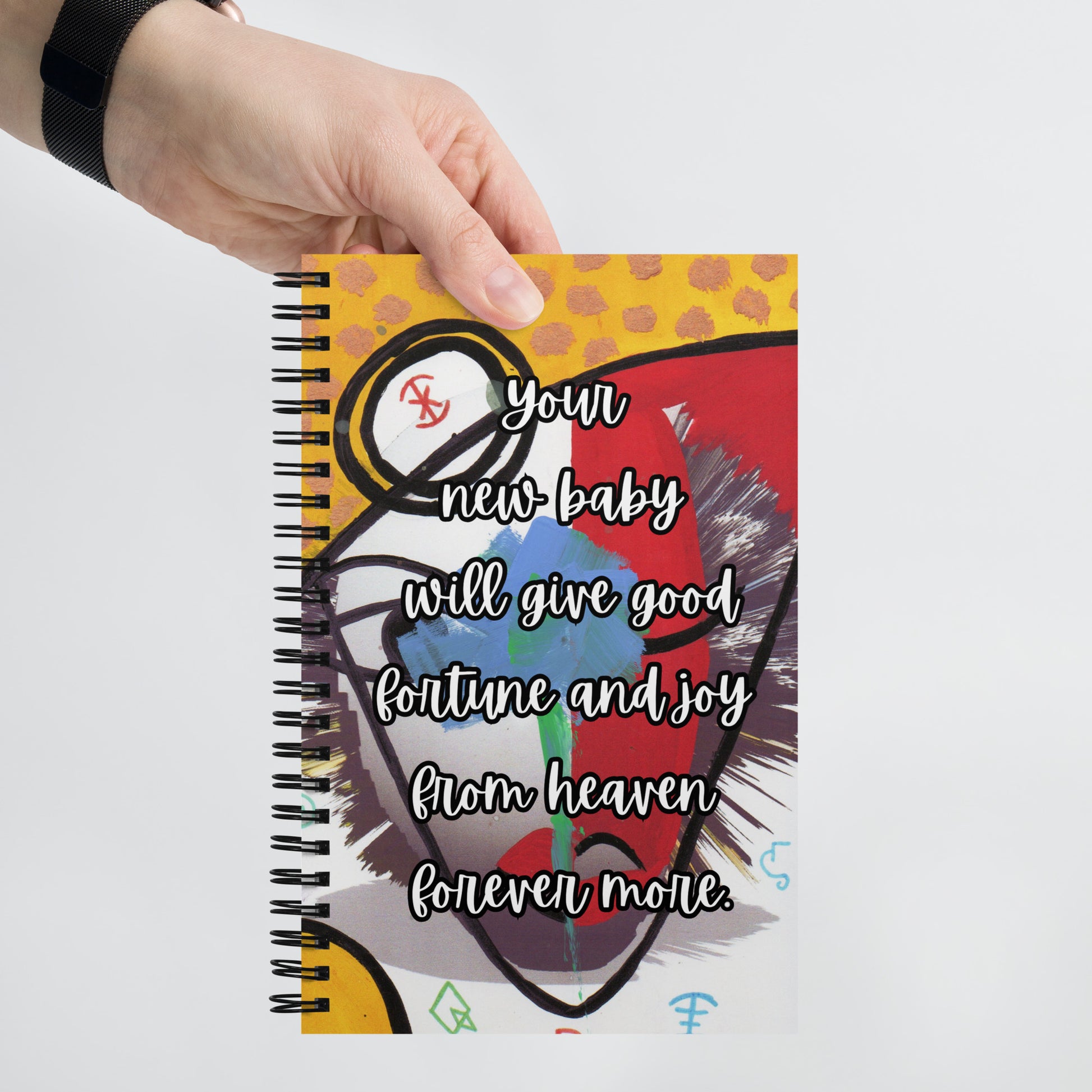 New Baby Spiral Notebook Design 5 POSTCARD The DEEP Store