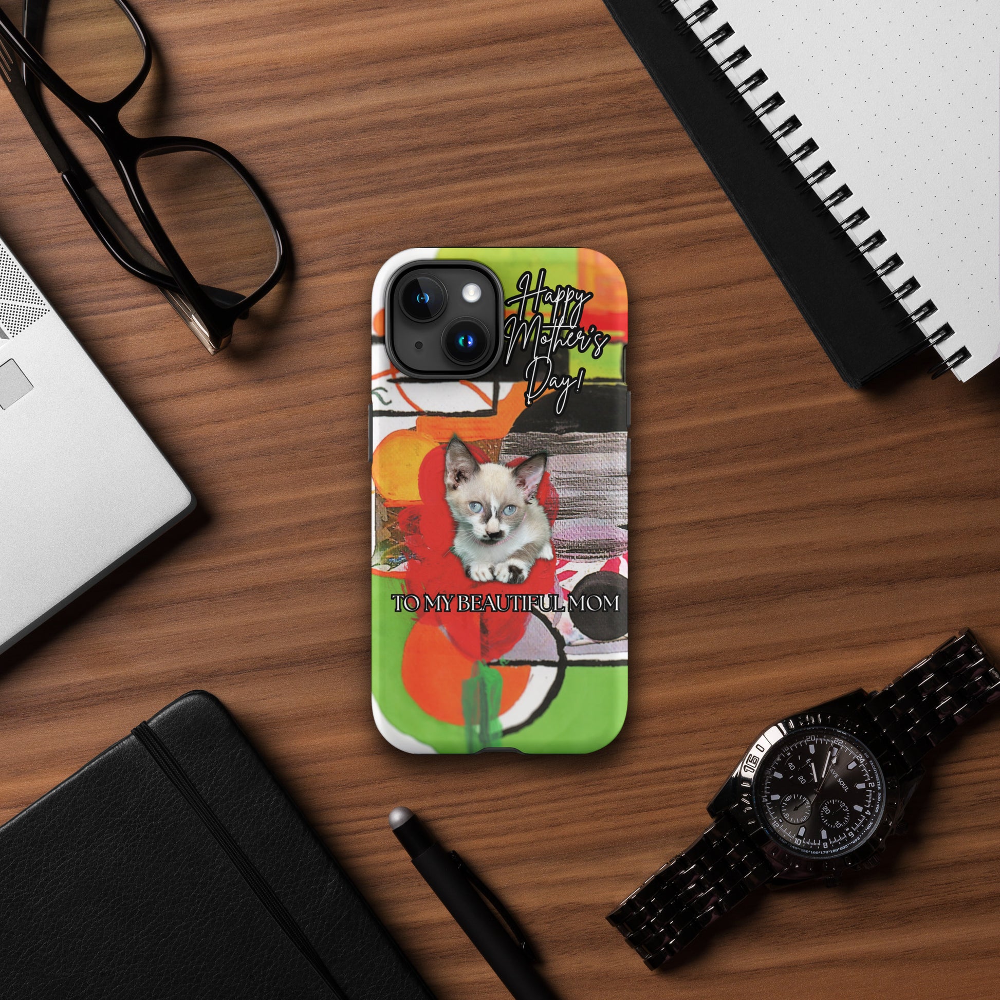 Parkmore Floral Case for iPhone - Mother's Day Case for iPhone PHONE-CASE The DEEP Store iPhone 15