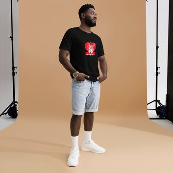 Unisex t-shirt Valentine Cat XII The DEEP Store