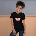 Unisex t-shirt Valentine Cat XIV The DEEP Store Black XS