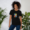 S Perimeter Flower Unisex t-shirt The DEEP Store Black XS
