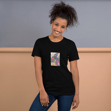 Pulaski Floral Unisex t-shirt The DEEP Store Black XS