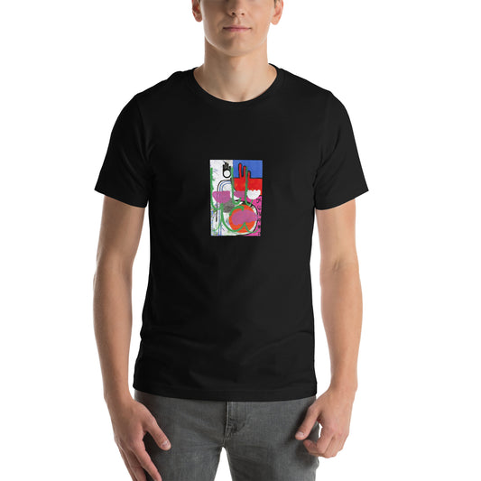 Lawlor Floral Unisex t-shirt The DEEP Store Black XS