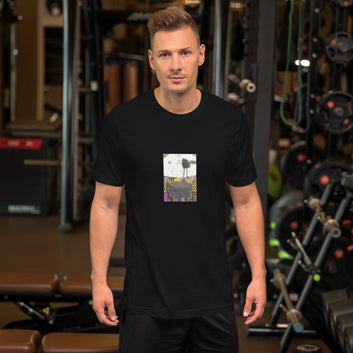 Lasalle Floral Unisex t-shirt The DEEP Store Black XS