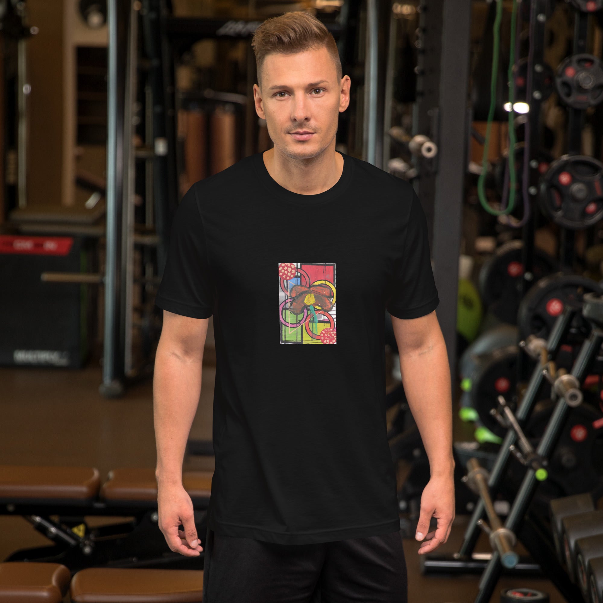 Streamside Blossom Unisex t-shirt The DEEP Store Black XS