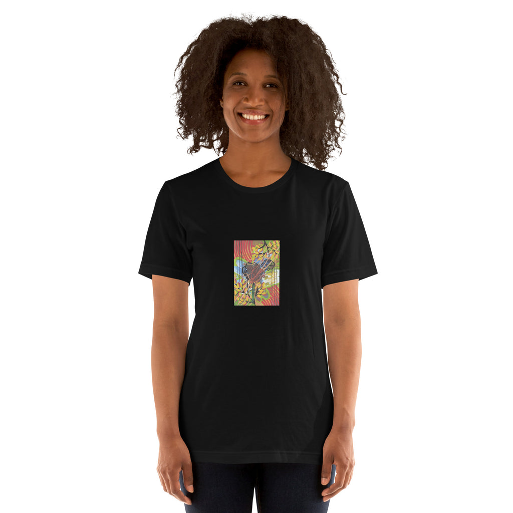 Steele Floral Unisex t-shirt The DEEP Store