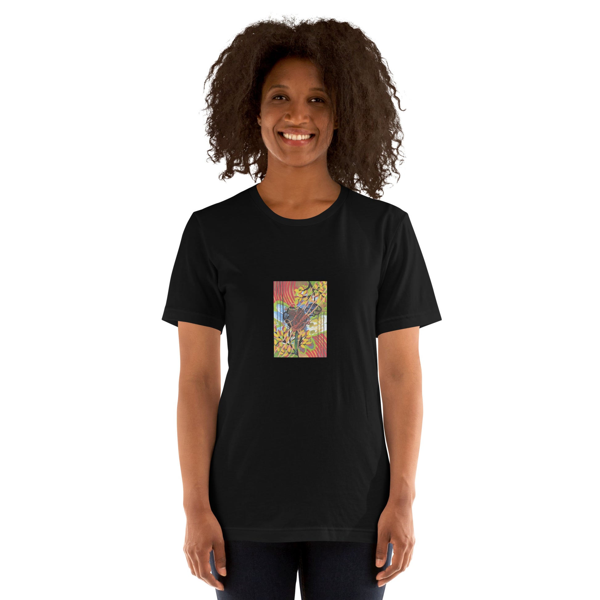 Steele Floral Unisex t-shirt The DEEP Store