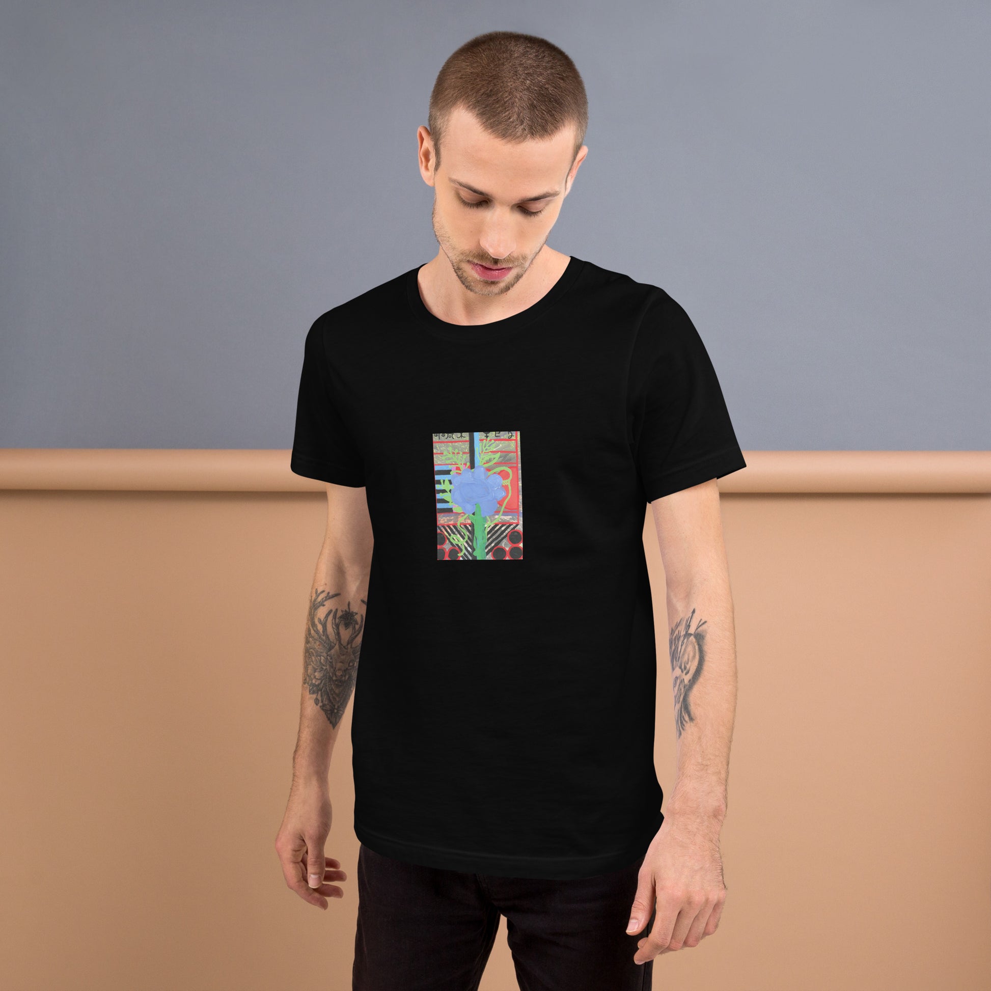 Davis Floral Unisex t-shirt The DEEP Store