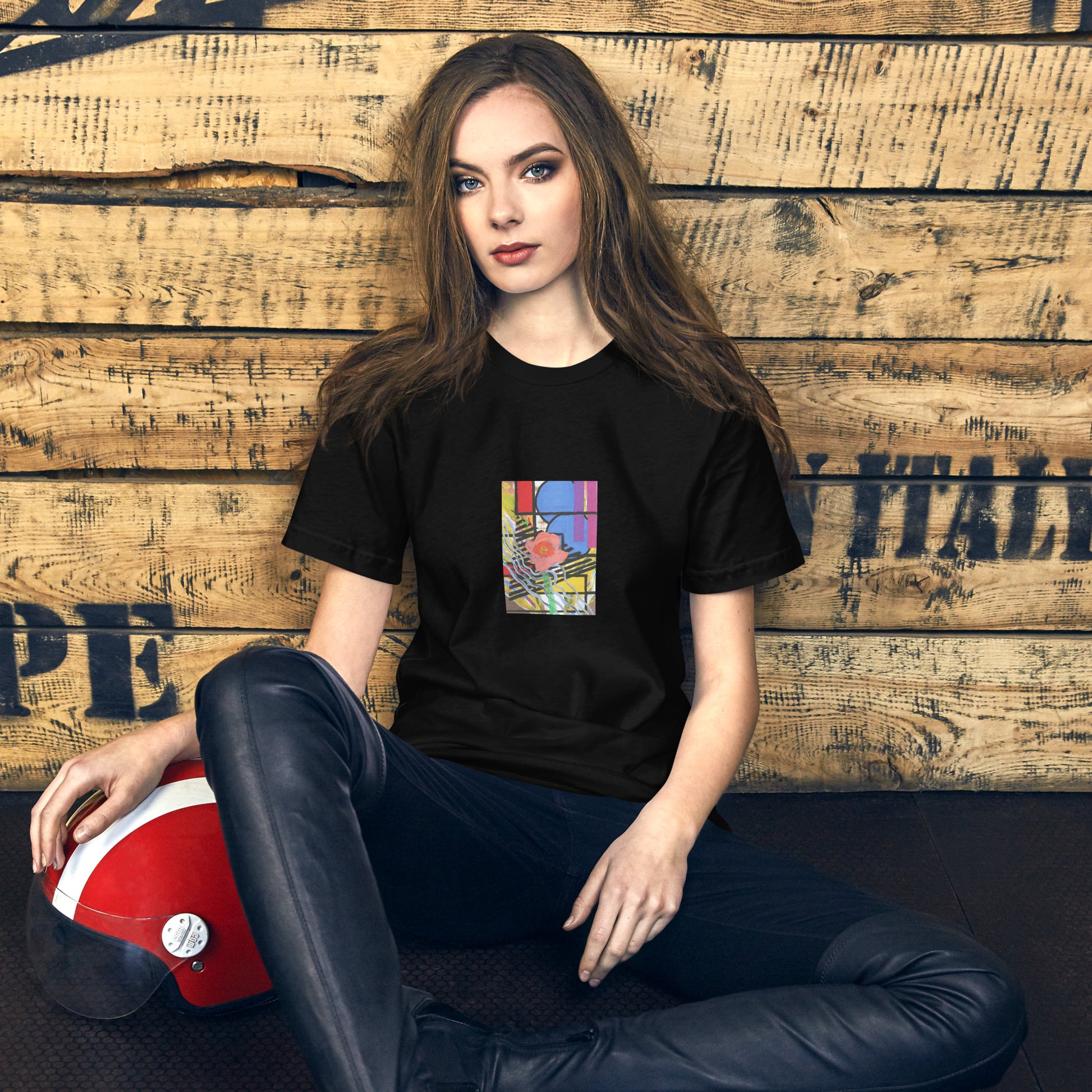 Davenport Floral Unisex t-shirt The DEEP Store Black XS