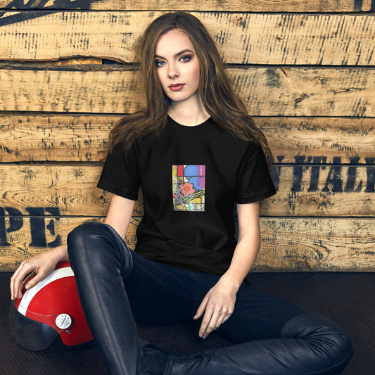 Davenport Floral Unisex t-shirt The DEEP Store Black XS