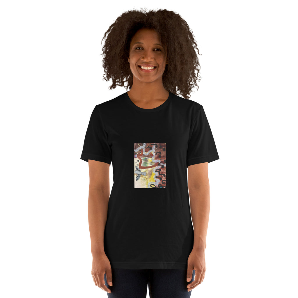 Calm Mindfulness Unisex t-shirt The DEEP Store Black XS