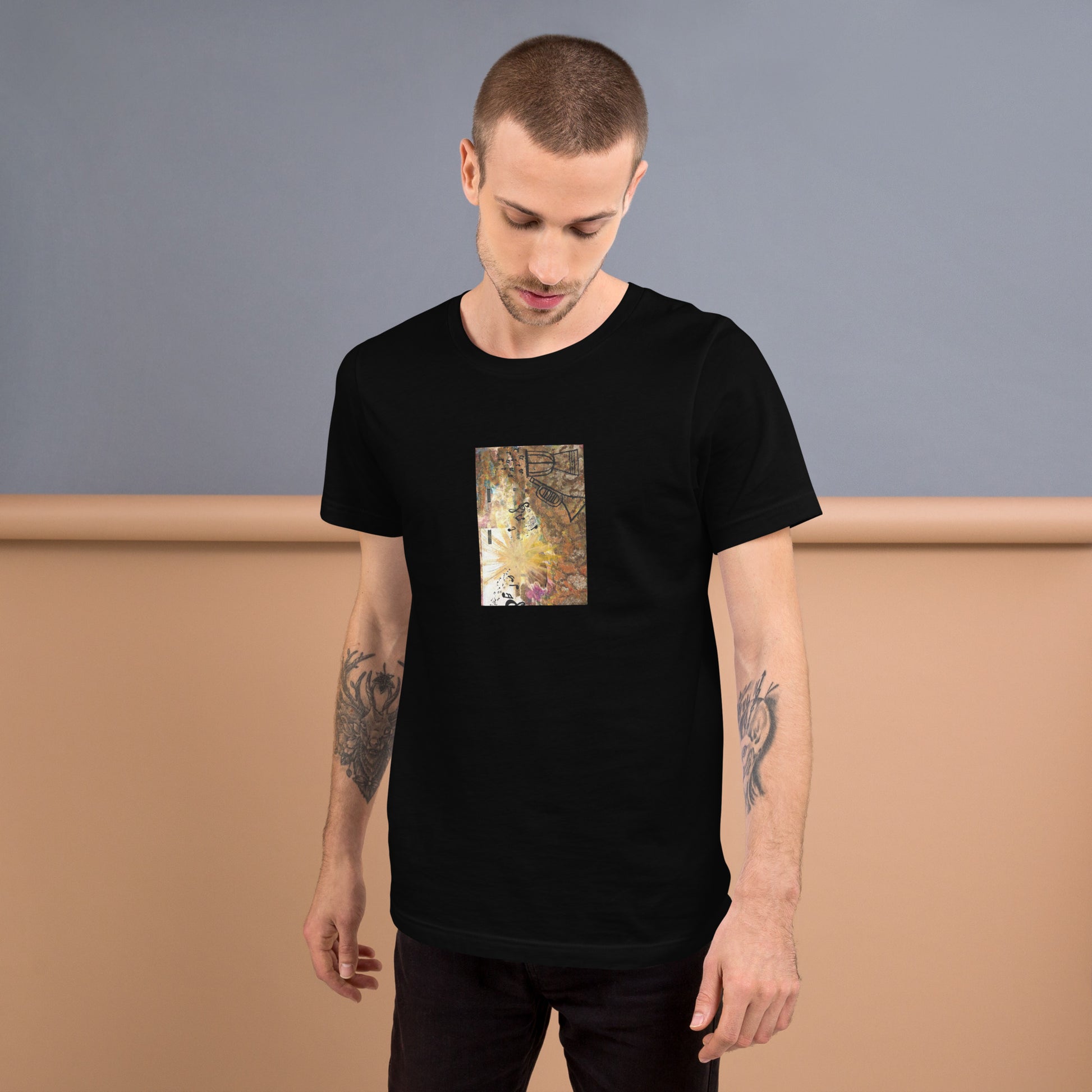 Harmony Unisex t-shirt The DEEP Store Black XS
