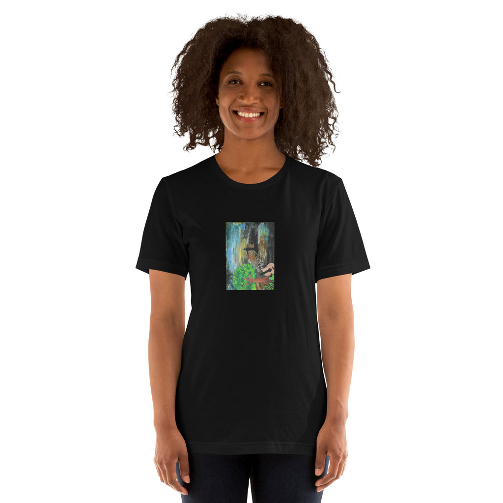 Divine Wellness Unisex t-shirt The DEEP Store Black XS