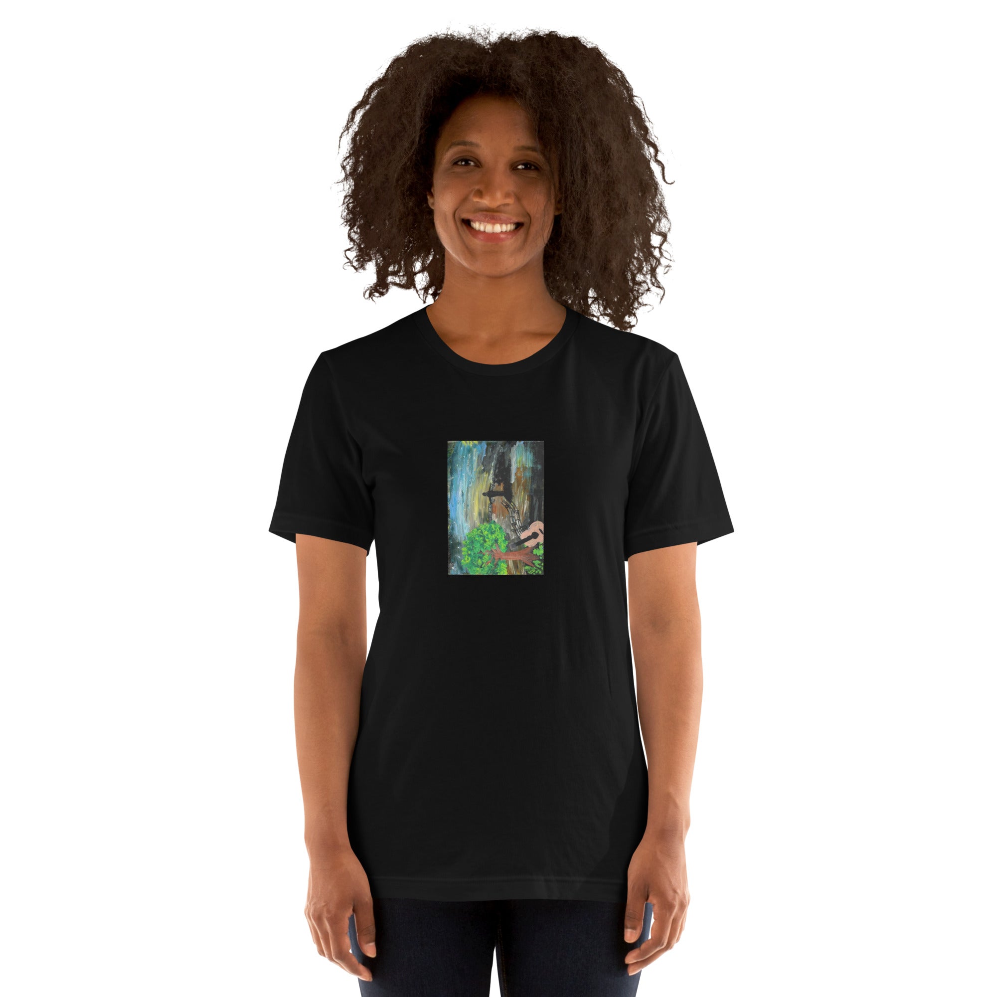 Divine Wellness Unisex t-shirt The DEEP Store Black XS