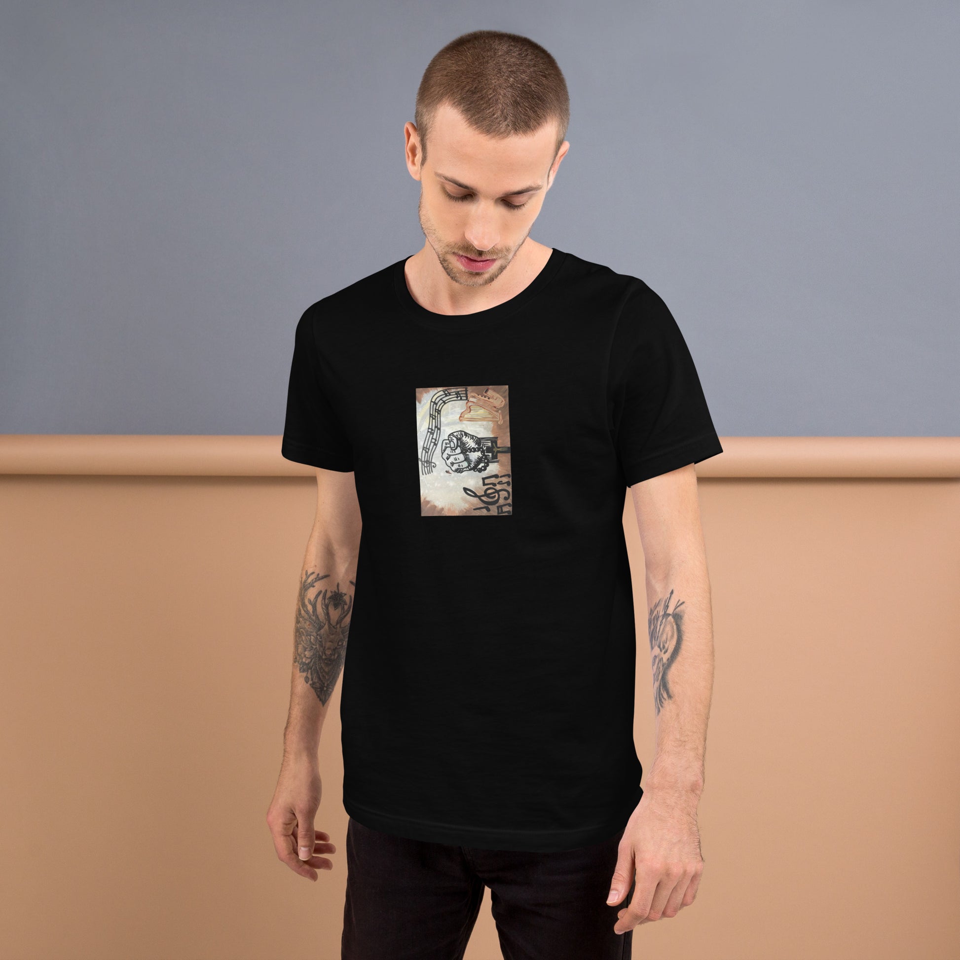 Choir Unisex t-shirt The DEEP Store Black XS
