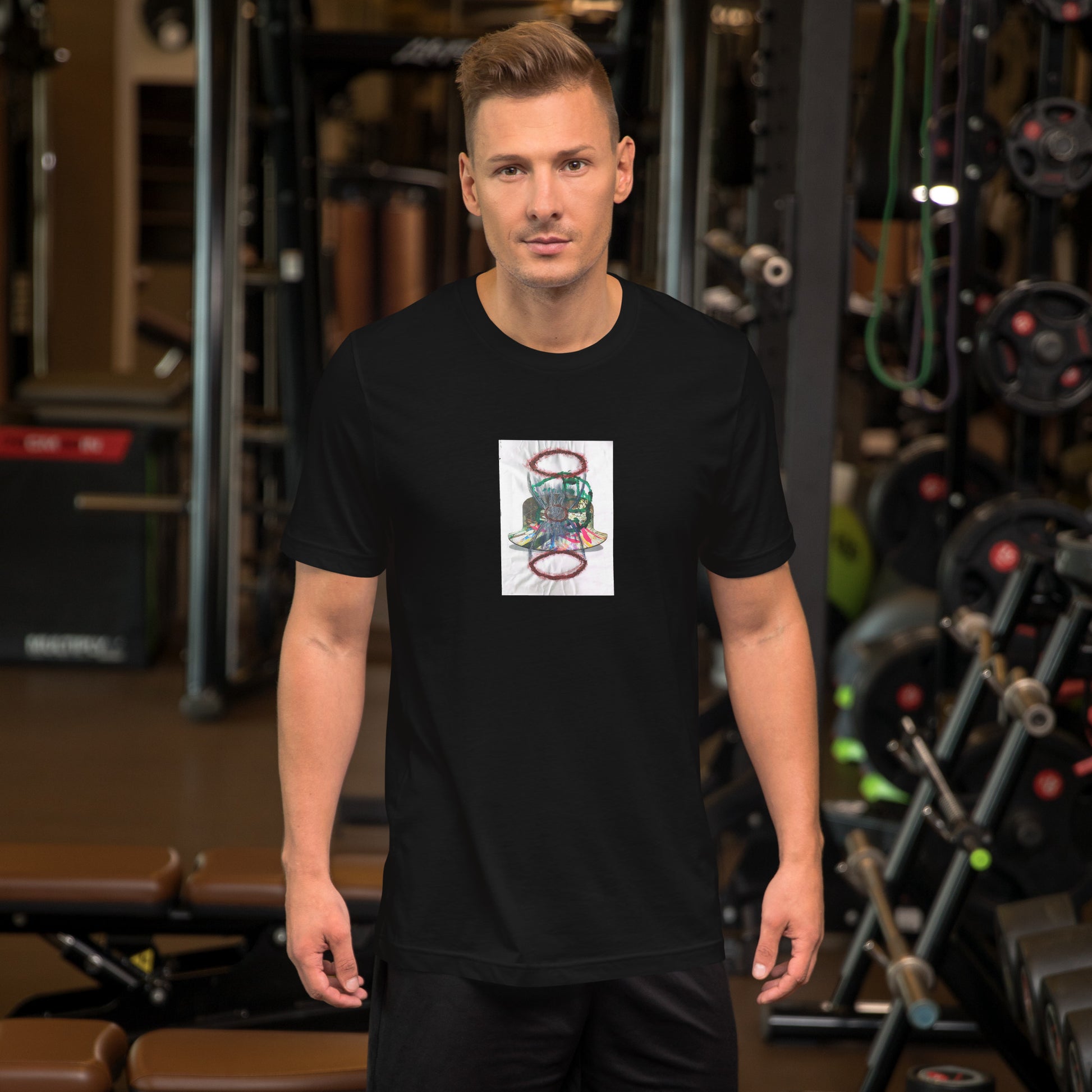 Happy Unisex t-shirt The DEEP Store Black XS