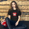 Unisex t-shirt Valentine Cat XIII The DEEP Store Black Heather XS