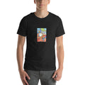 Village Square Flower Unisex t-shirt The DEEP Store Black Heather XS