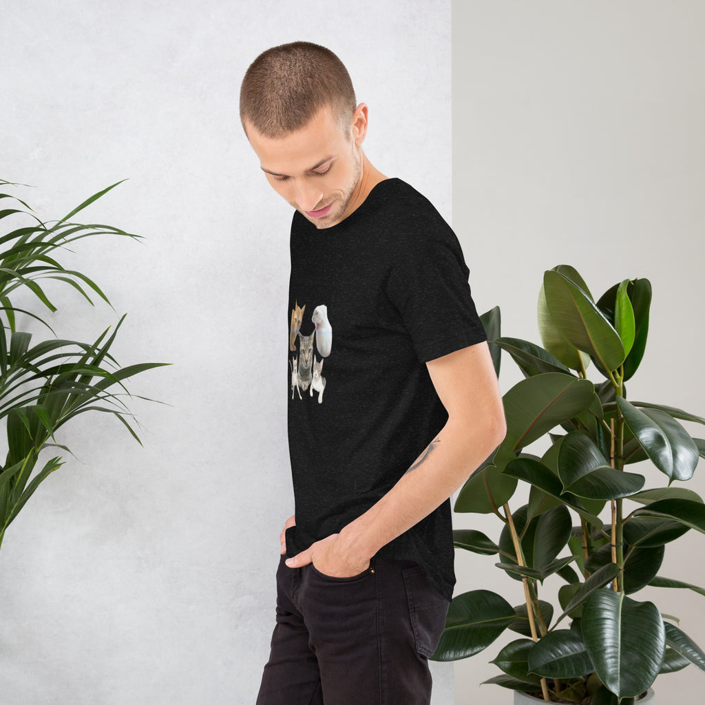 Unisex t-shirt Valentine Cat VI The DEEP Store