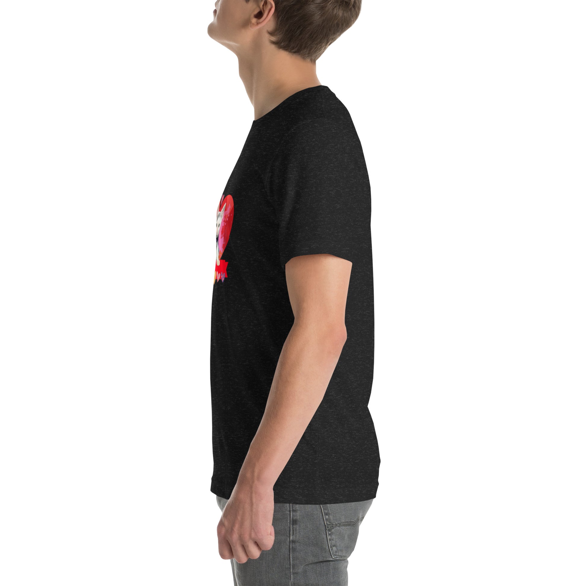 Unisex t-shirt Valentine Cat VIII The DEEP Store