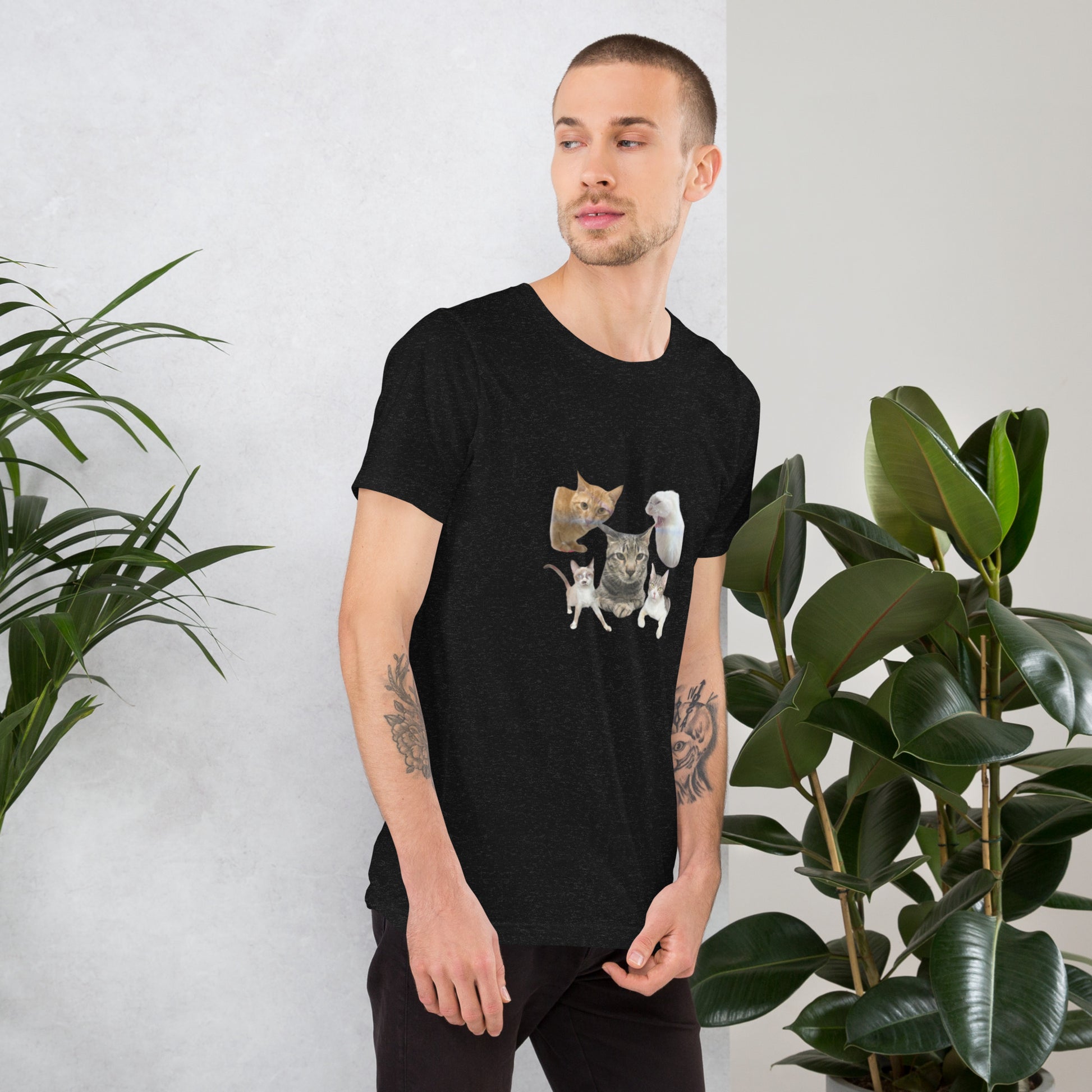 Unisex t-shirt Valentine Cat VI The DEEP Store