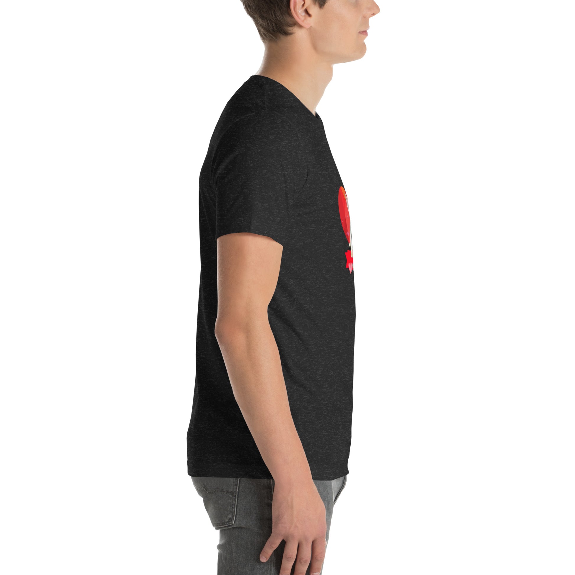 Unisex t-shirt Valentine Cat VIII The DEEP Store