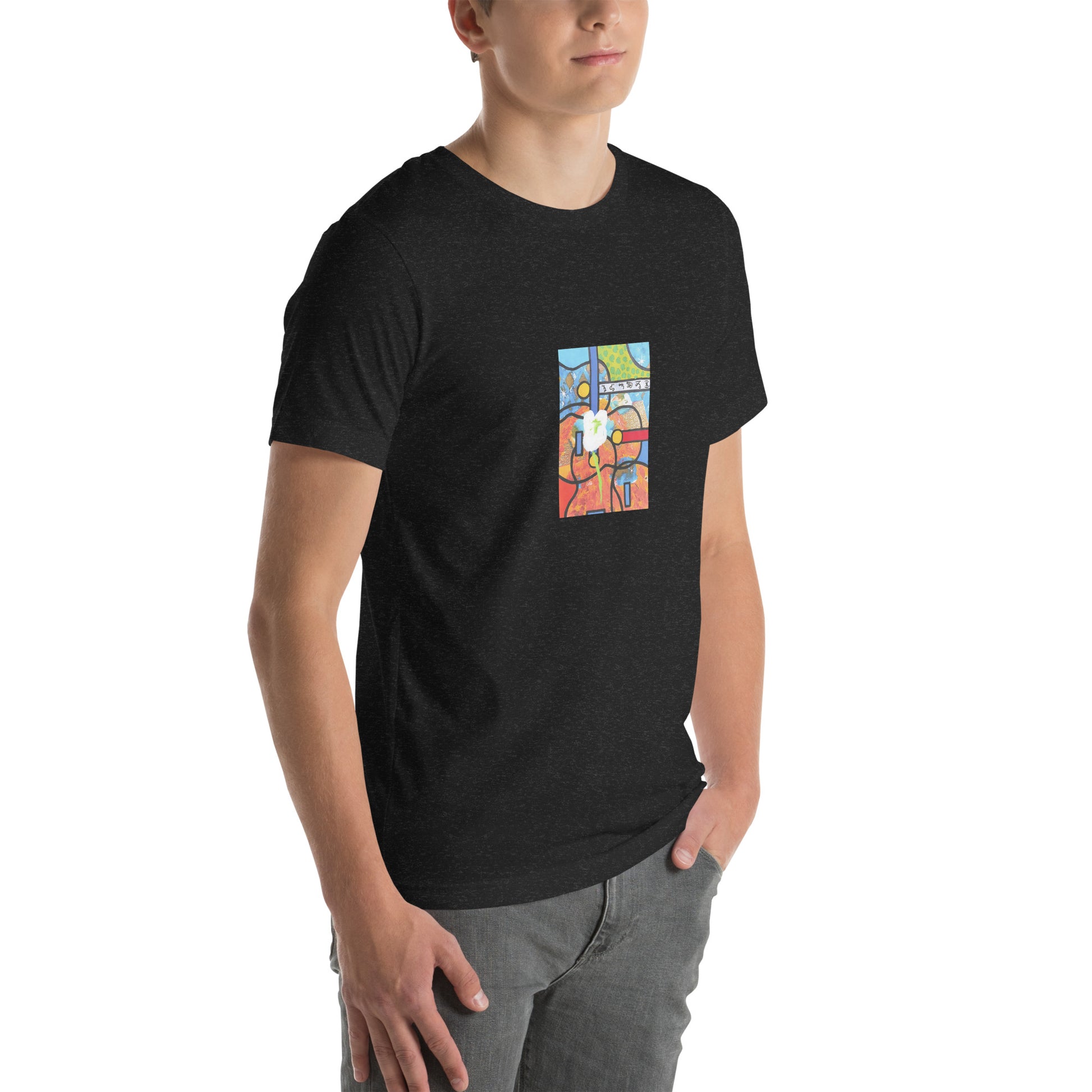 Village Square Flower Unisex t-shirt The DEEP Store