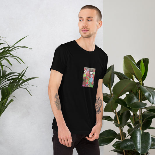 O'Donnelle Flower Unisex t-shirt The DEEP Store Black XS