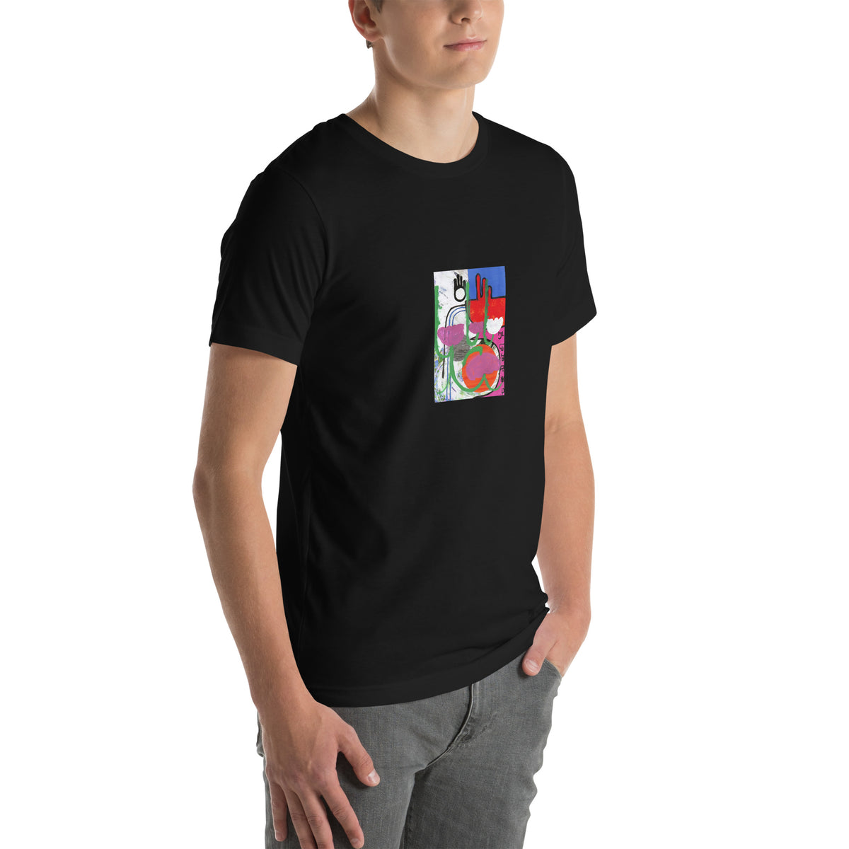 Lawlor Floral Unisex T-Shirt - Supports cat rescue The DEEP Store