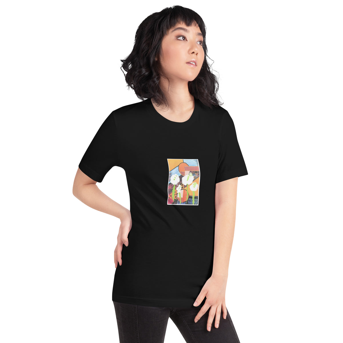 Jordan Floral Unisex T-Shirt - Supports cat rescue The DEEP Store