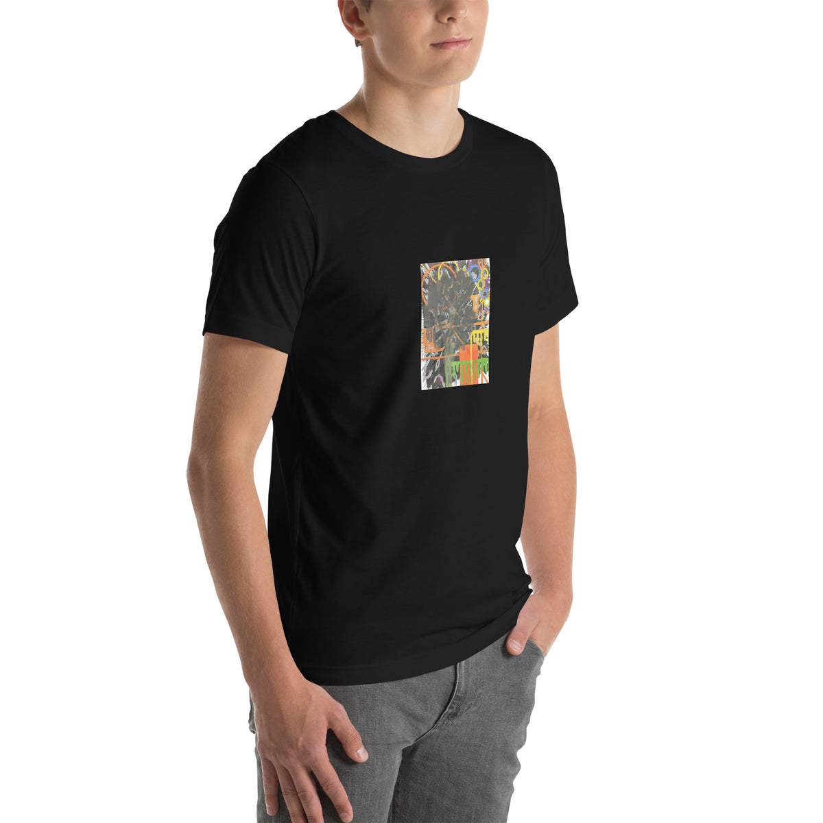 Jubilee Floral Unisex T-Shirt - Supports cat rescue The DEEP Store Black XS