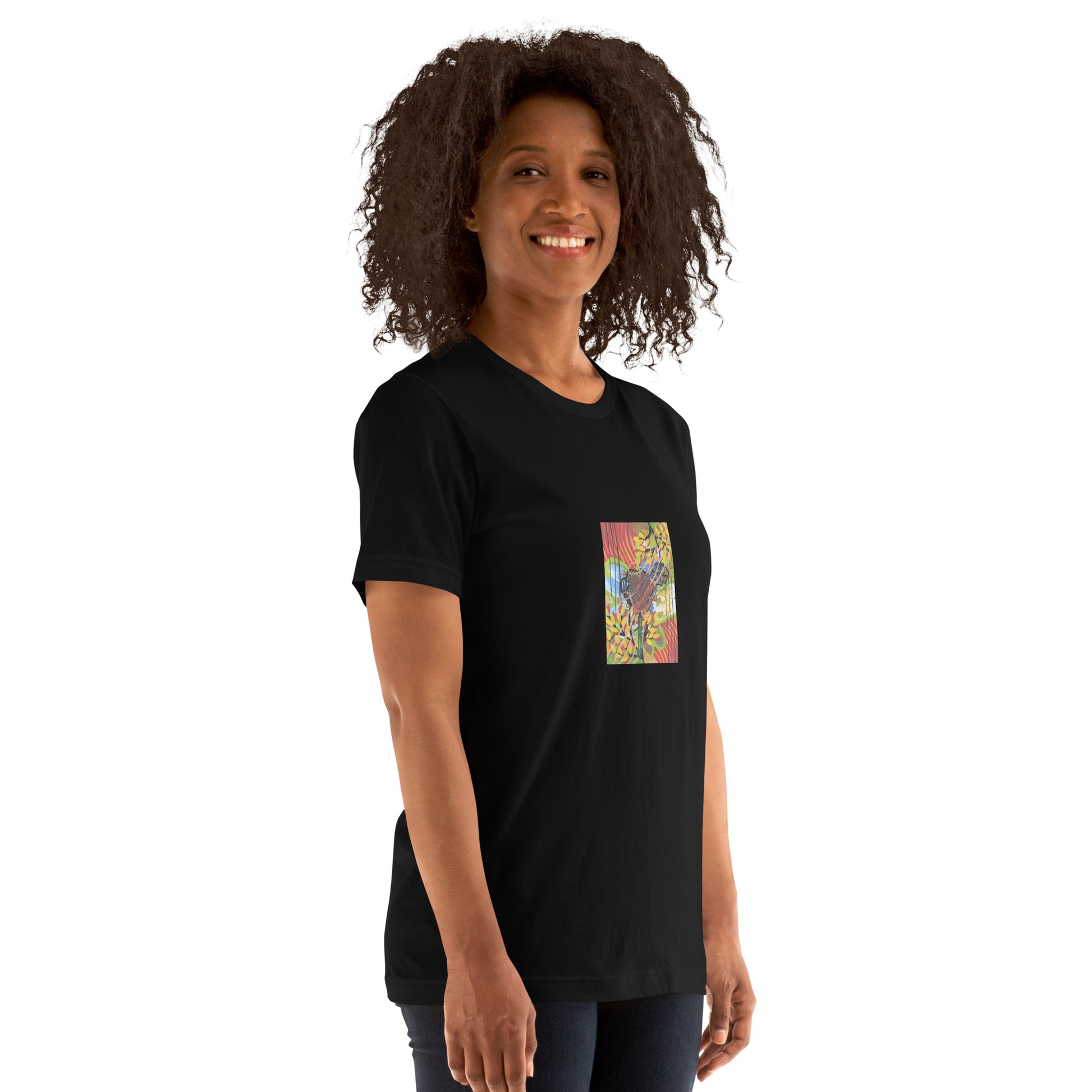 Steele Floral Unisex t-shirt The DEEP Store