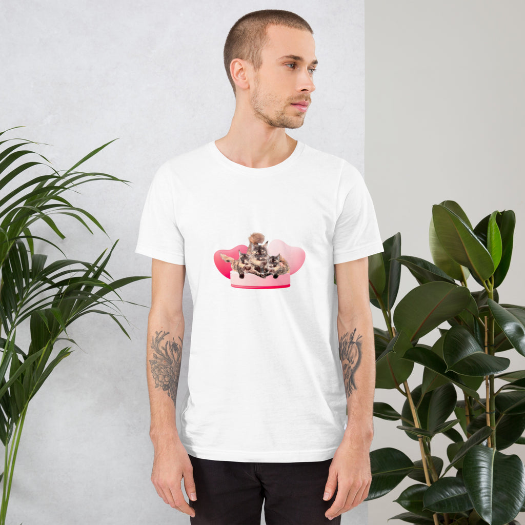 Unisex t-shirt Valentine Cat XVI The DEEP Store