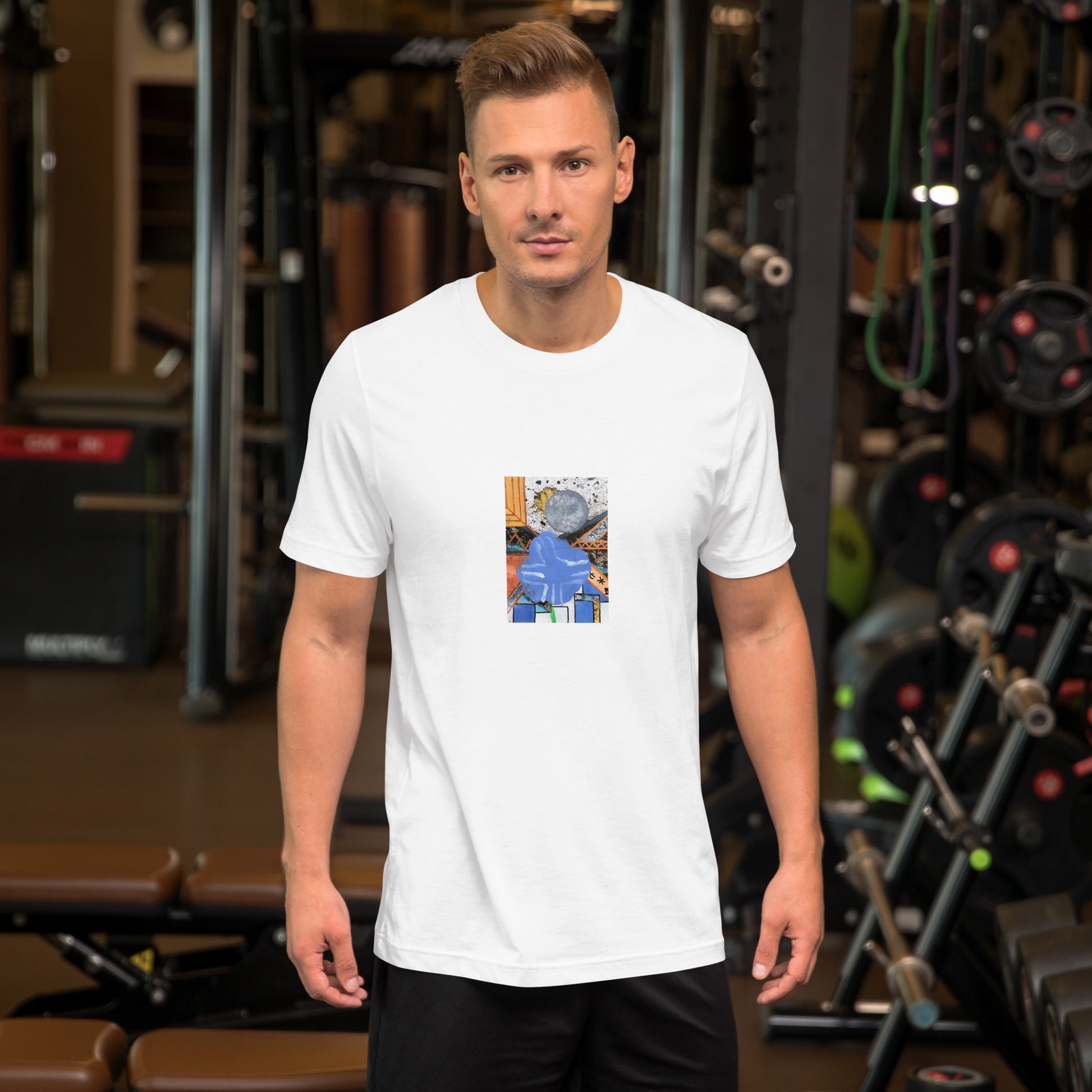 Roxbury Flower Unisex t-shirt The DEEP Store White XS