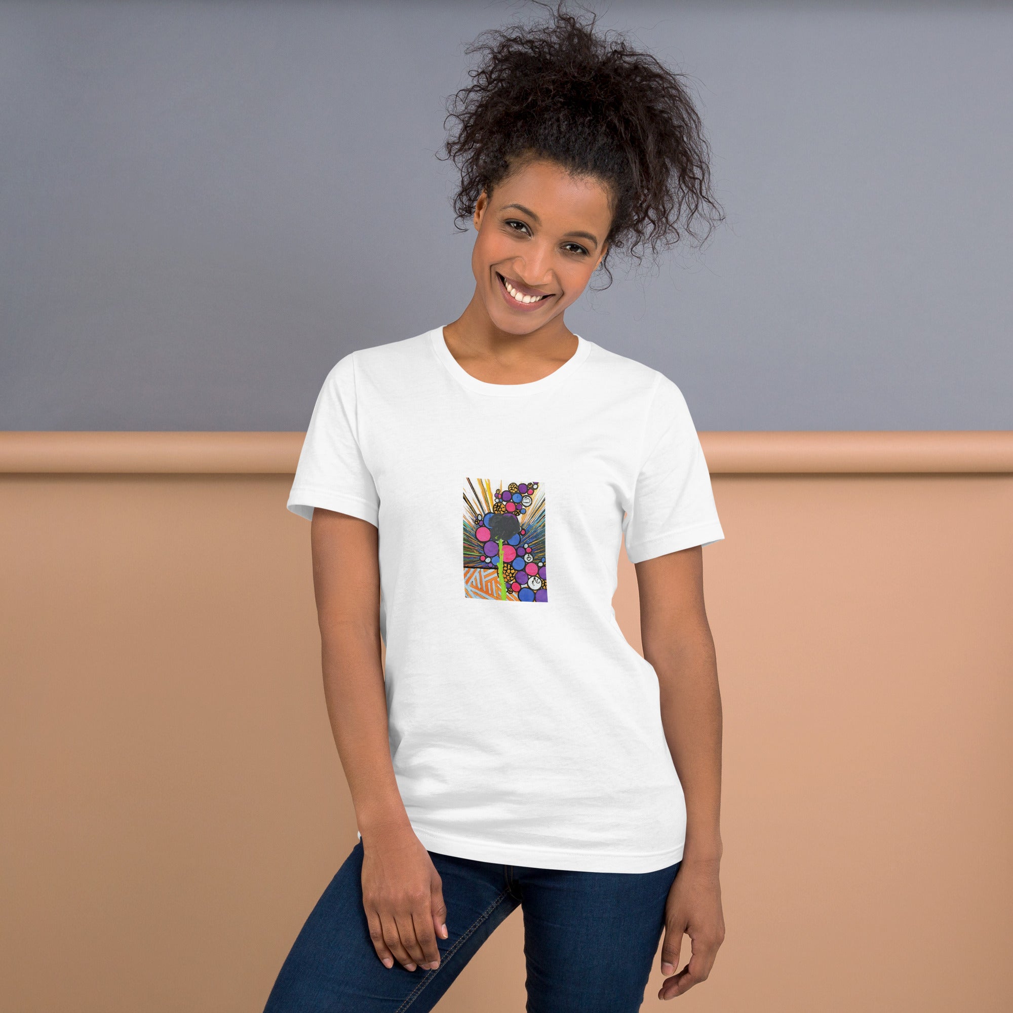 Pulaski Floral Unisex t-shirt The DEEP Store White XS