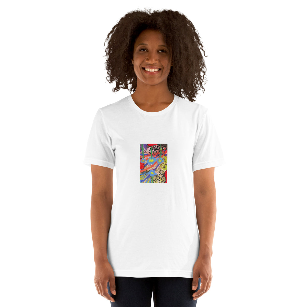 Norden Floral Unisex T-Shirt - Supports cat rescue The DEEP Store
