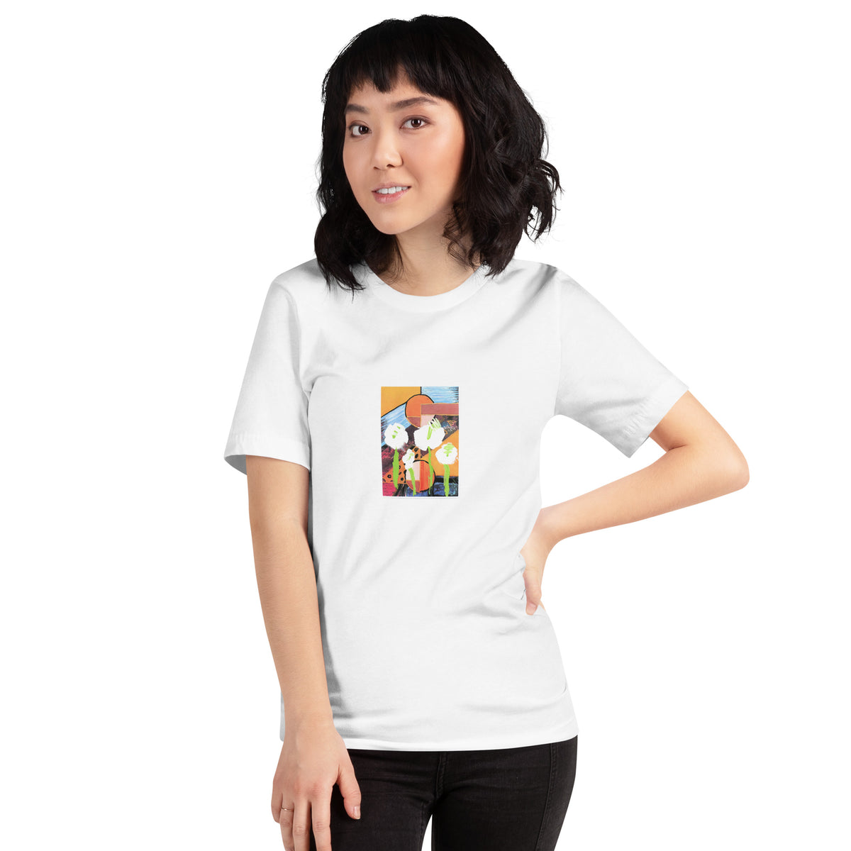 Jordan Floral Unisex T-Shirt - Supports cat rescue The DEEP Store