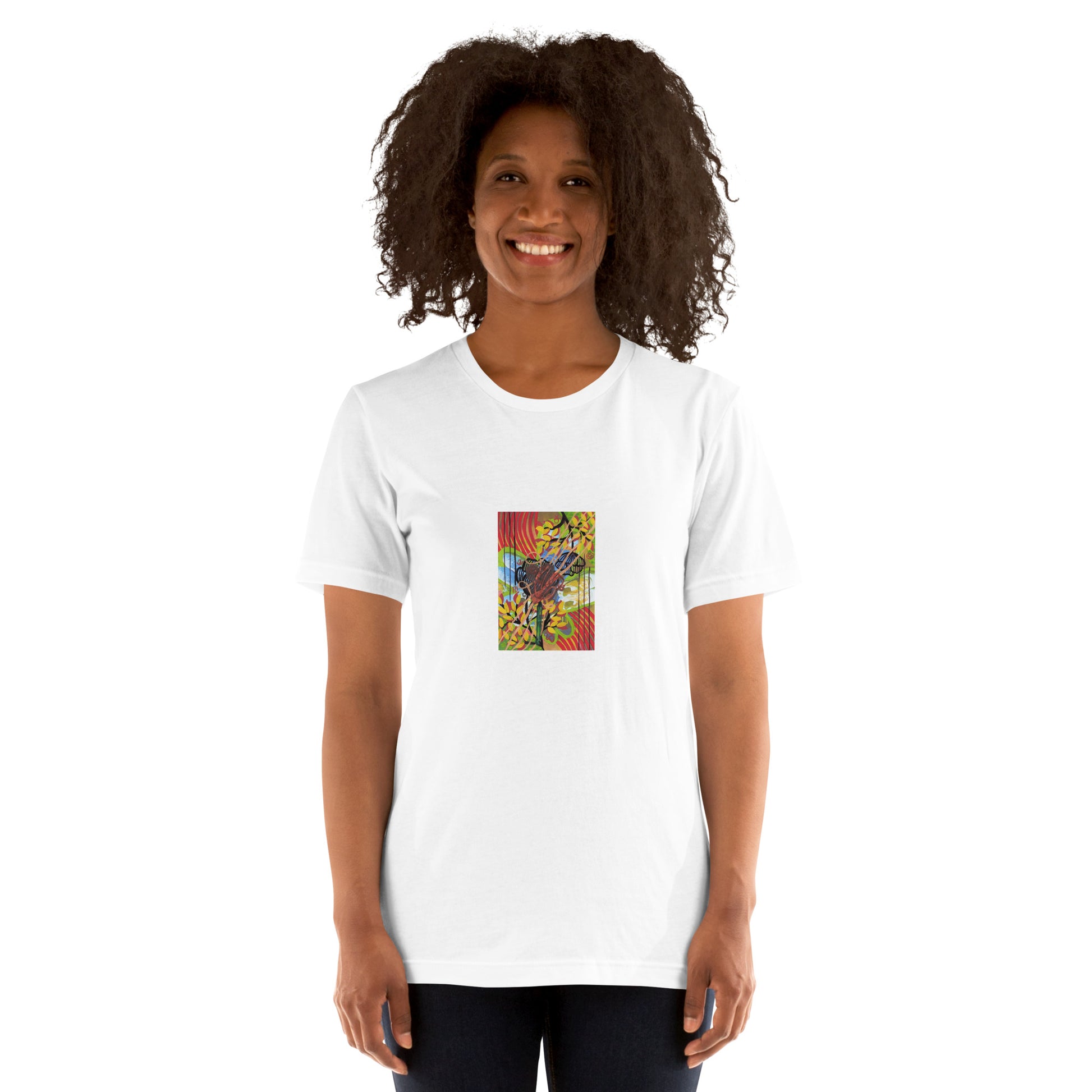 Steele Floral Unisex t-shirt The DEEP Store