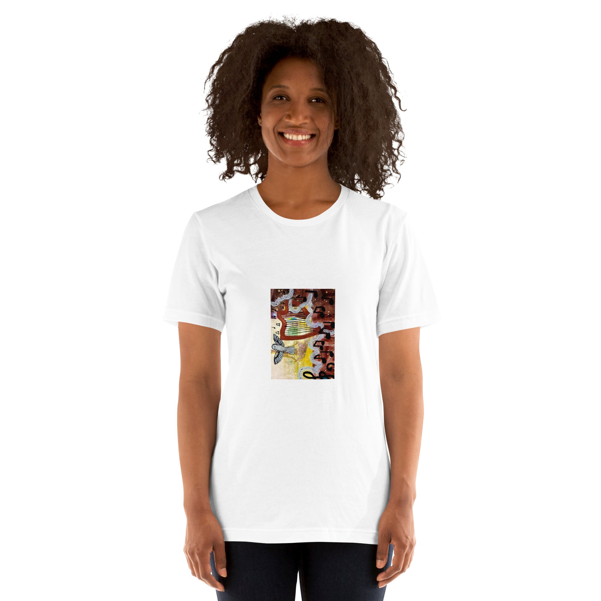 Calm Mindfulness Unisex t-shirt The DEEP Store White XS