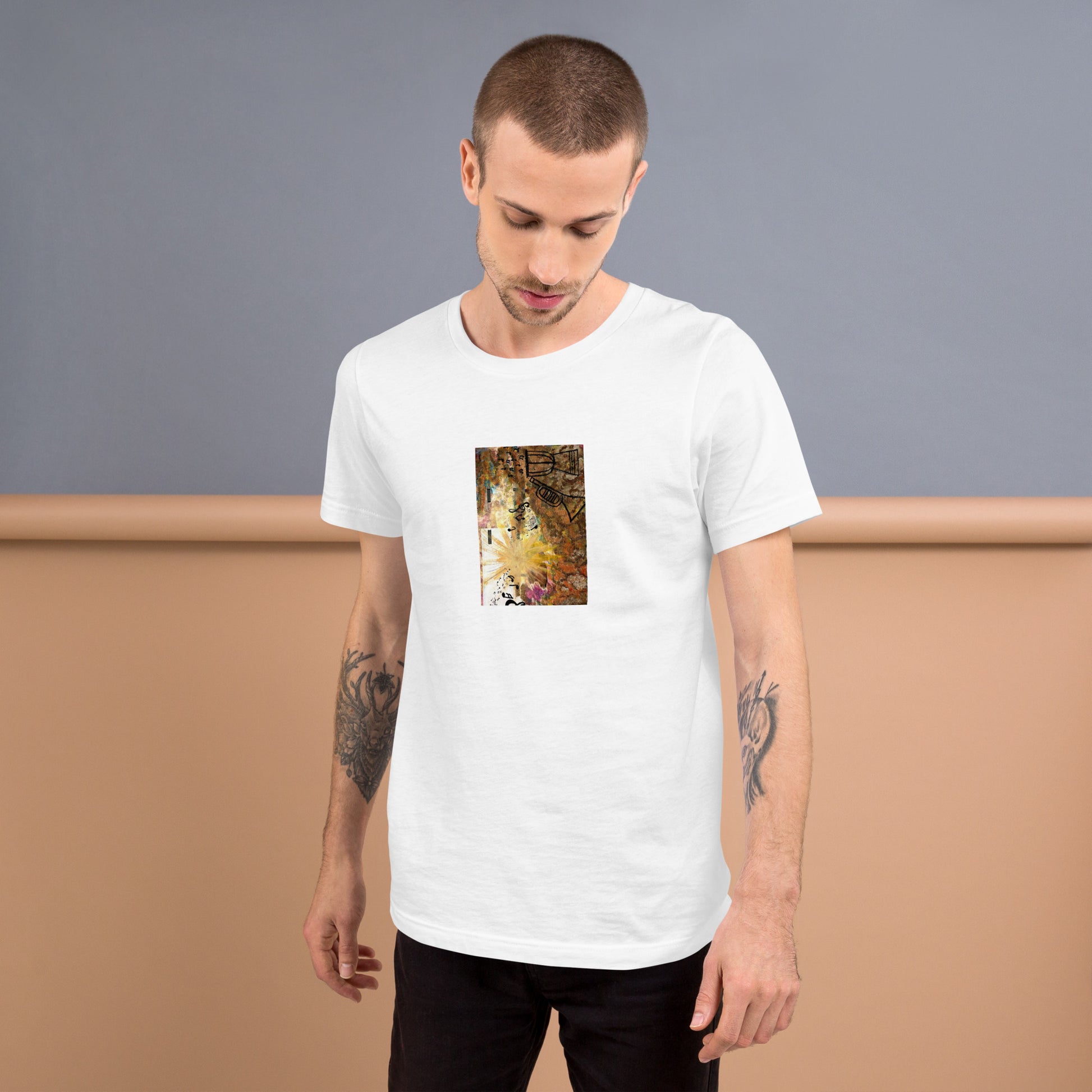 Harmony Unisex t-shirt The DEEP Store White XS