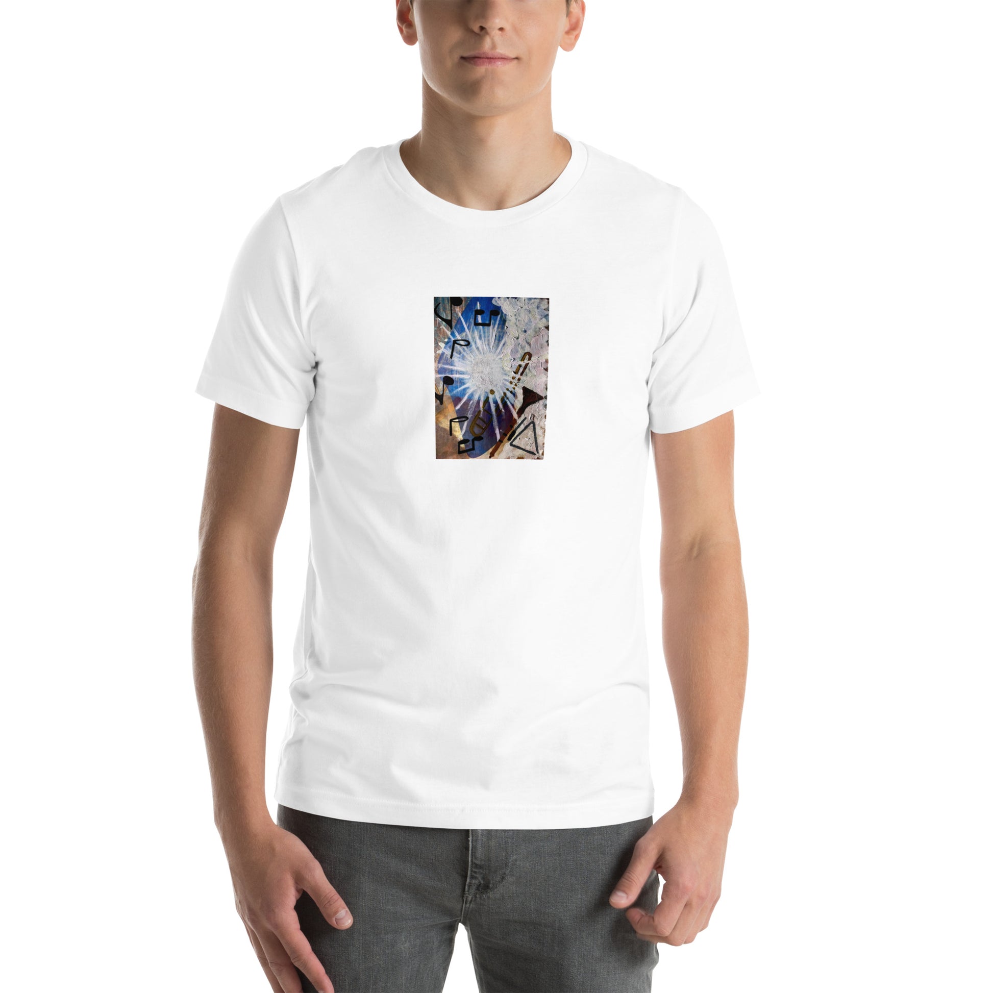 Sound Unisex t-shirt The DEEP Store White XS