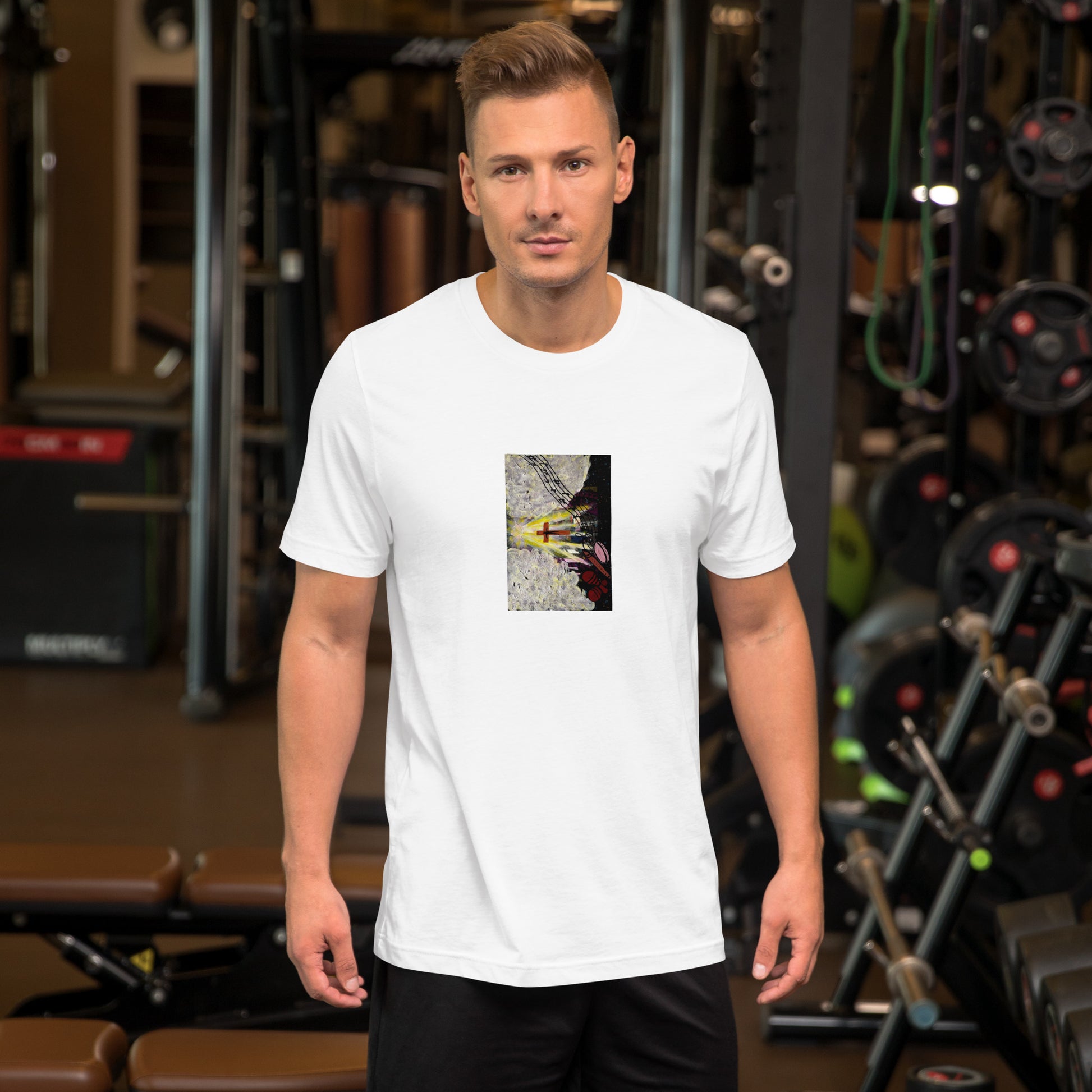 Sacred Music Unisex t-shirt The DEEP Store White XS