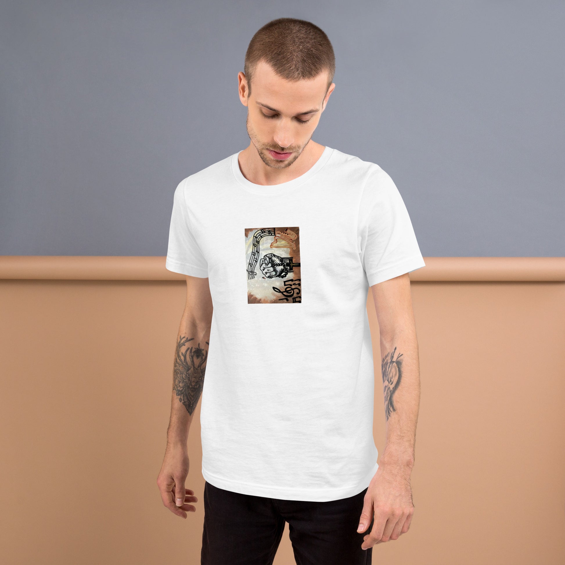 Choir Unisex t-shirt The DEEP Store White XS